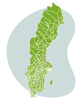 Illustration av Sverigekartan